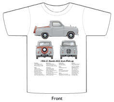 Austin A35 5cwt Pick-up 1956-57 T-shirt Front